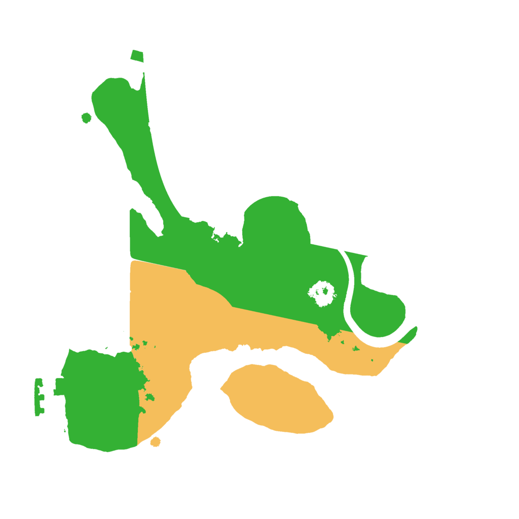 Biome Rust Map: Procedural Map, Size: 2100, Seed: 6767