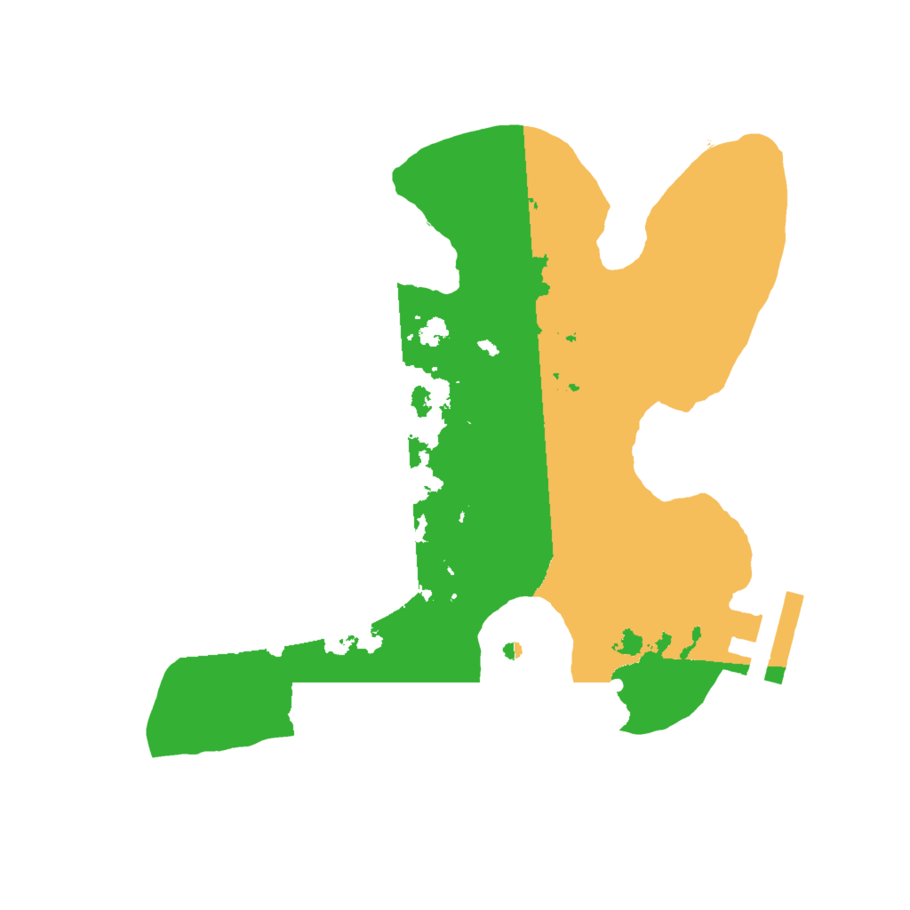 Biome Rust Map: Procedural Map, Size: 2000, Seed: 4654456