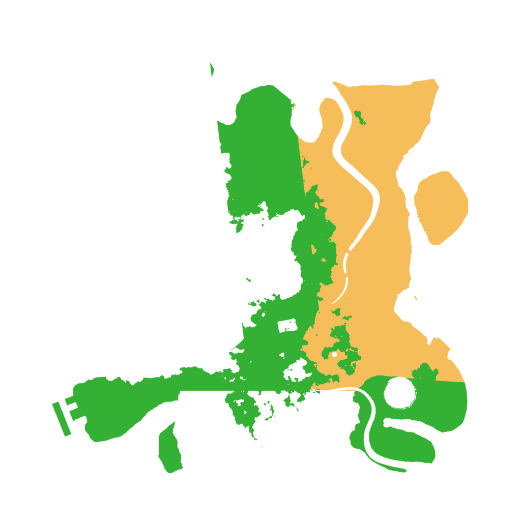 Biome Rust Map: Procedural Map, Size: 3000, Seed: 539399503