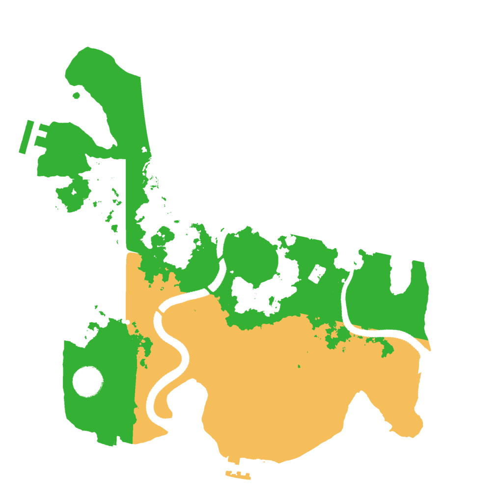 Biome Rust Map: Procedural Map, Size: 3000, Seed: 2050117107