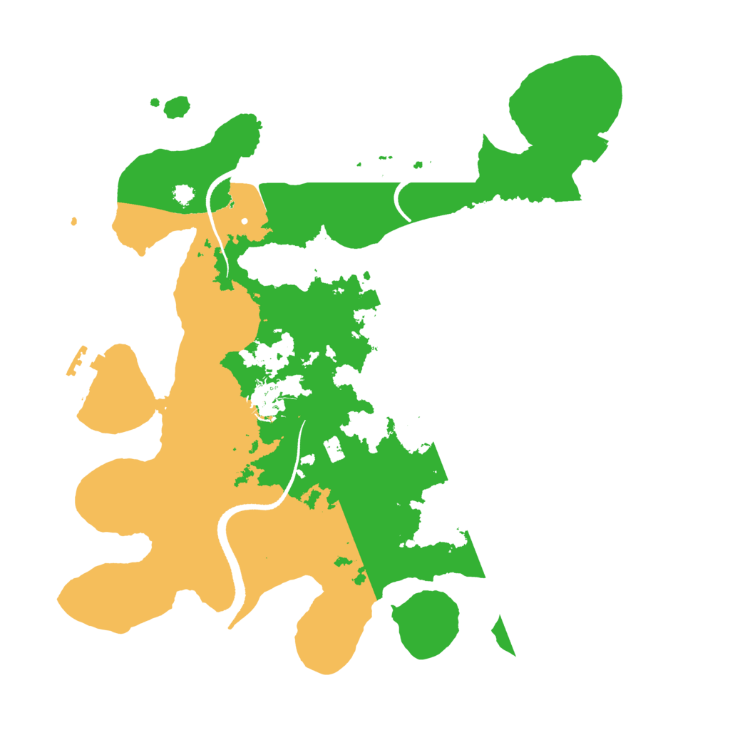 Biome Rust Map: Procedural Map, Size: 3300, Seed: 1201504234