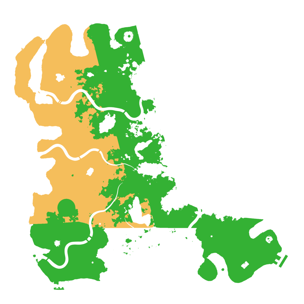 Biome Rust Map: Procedural Map, Size: 4500, Seed: 679762335