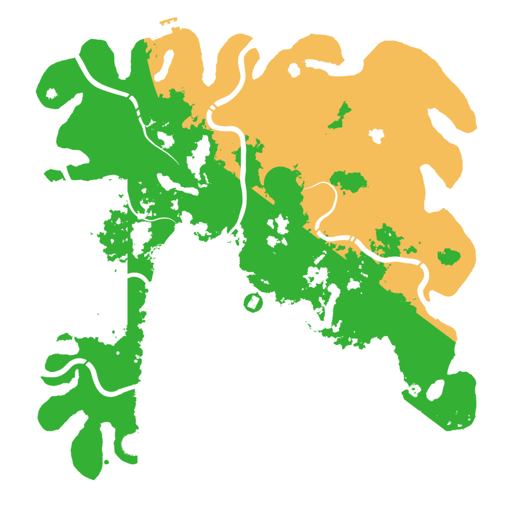 Biome Rust Map: Procedural Map, Size: 4321, Seed: 8675309