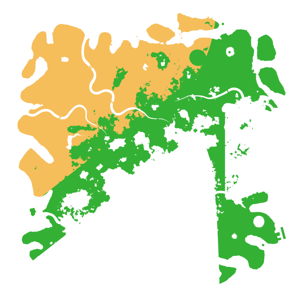 Biome Rust Map: Procedural Map, Size: 5000, Seed: 621829722