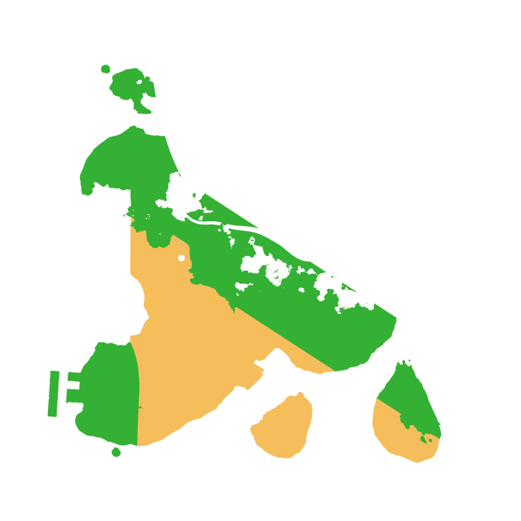 Biome Rust Map: Procedural Map, Size: 2300, Seed: 362940223