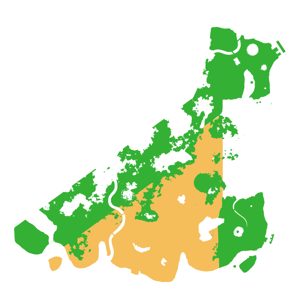 Biome Rust Map: Procedural Map, Size: 4500, Seed: 398472