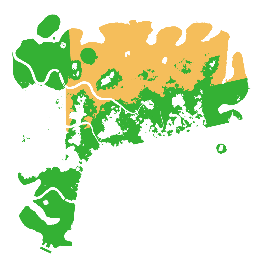 Biome Rust Map: Procedural Map, Size: 4500, Seed: 490164640