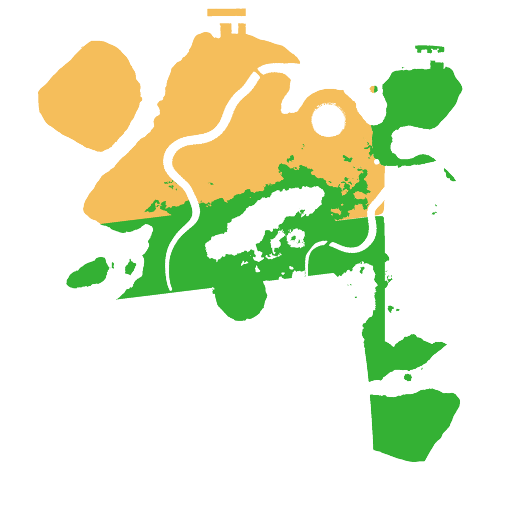 Biome Rust Map: Procedural Map, Size: 2700, Seed: 85035723