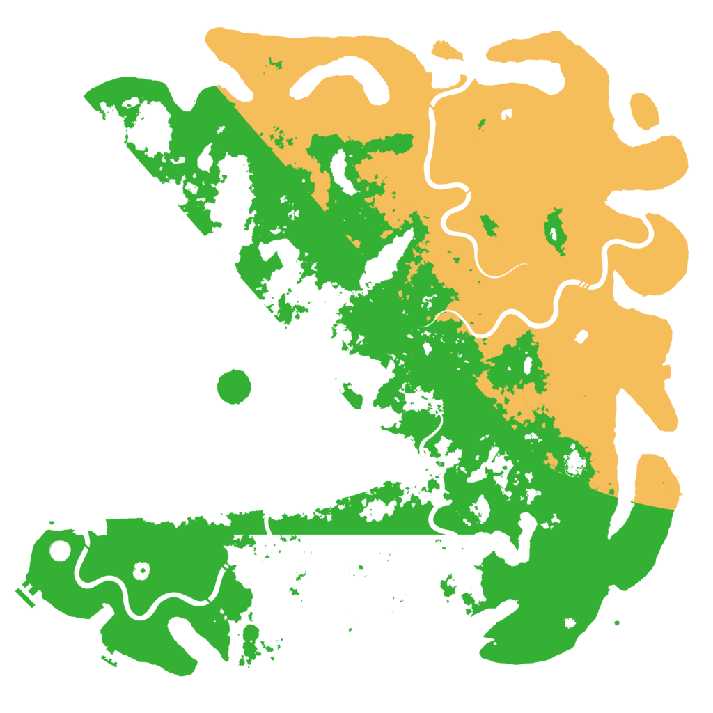 Biome Rust Map: Procedural Map, Size: 6000, Seed: 1719289601