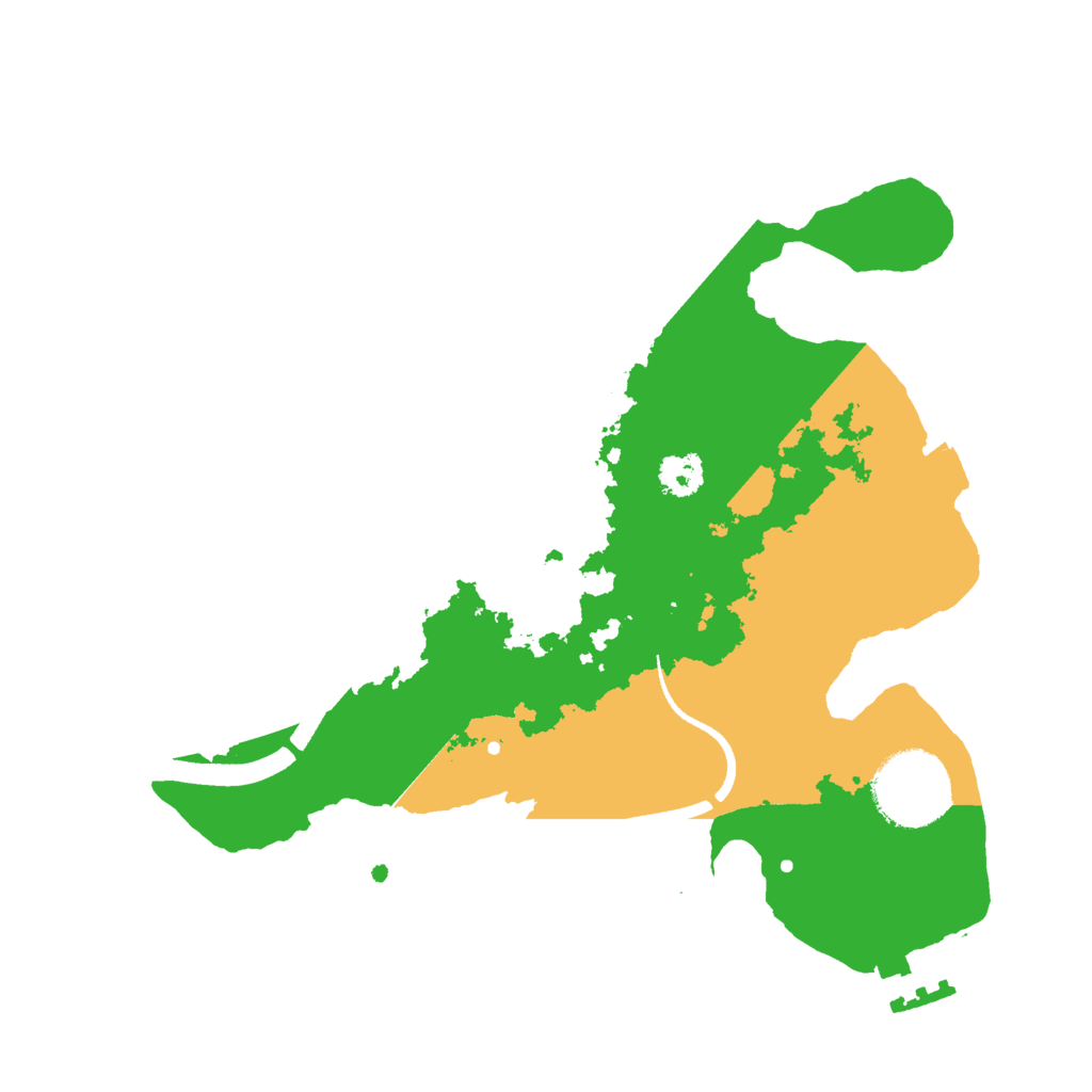 Biome Rust Map: Procedural Map, Size: 2500, Seed: 1488725651