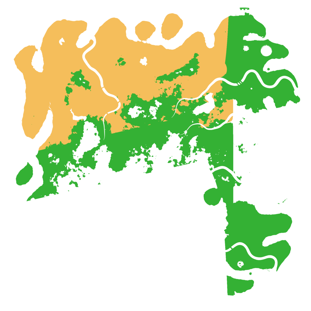Biome Rust Map: Procedural Map, Size: 5000, Seed: 124102025
