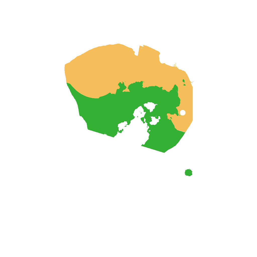 Biome Rust Map: Procedural Map, Size: 1400, Seed: 551141925