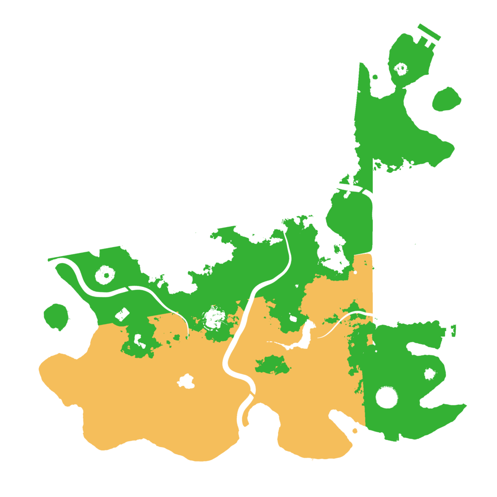 Biome Rust Map: Procedural Map, Size: 4000, Seed: 1214140509