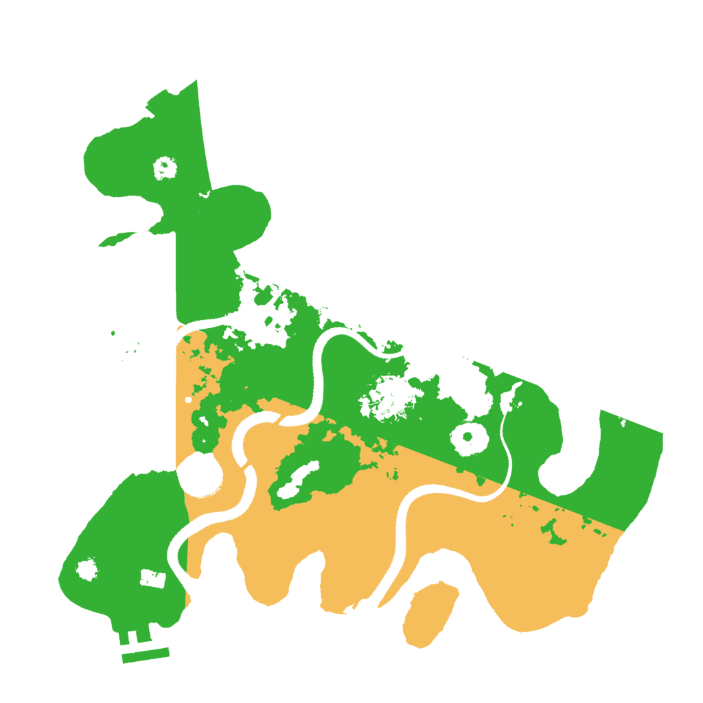 Biome Rust Map: Procedural Map, Size: 3000, Seed: 9591688