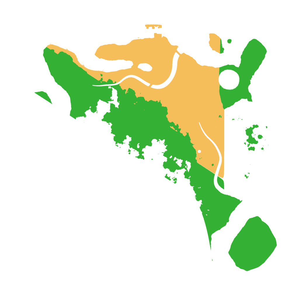 Biome Rust Map: Procedural Map, Size: 2750, Seed: 657071886