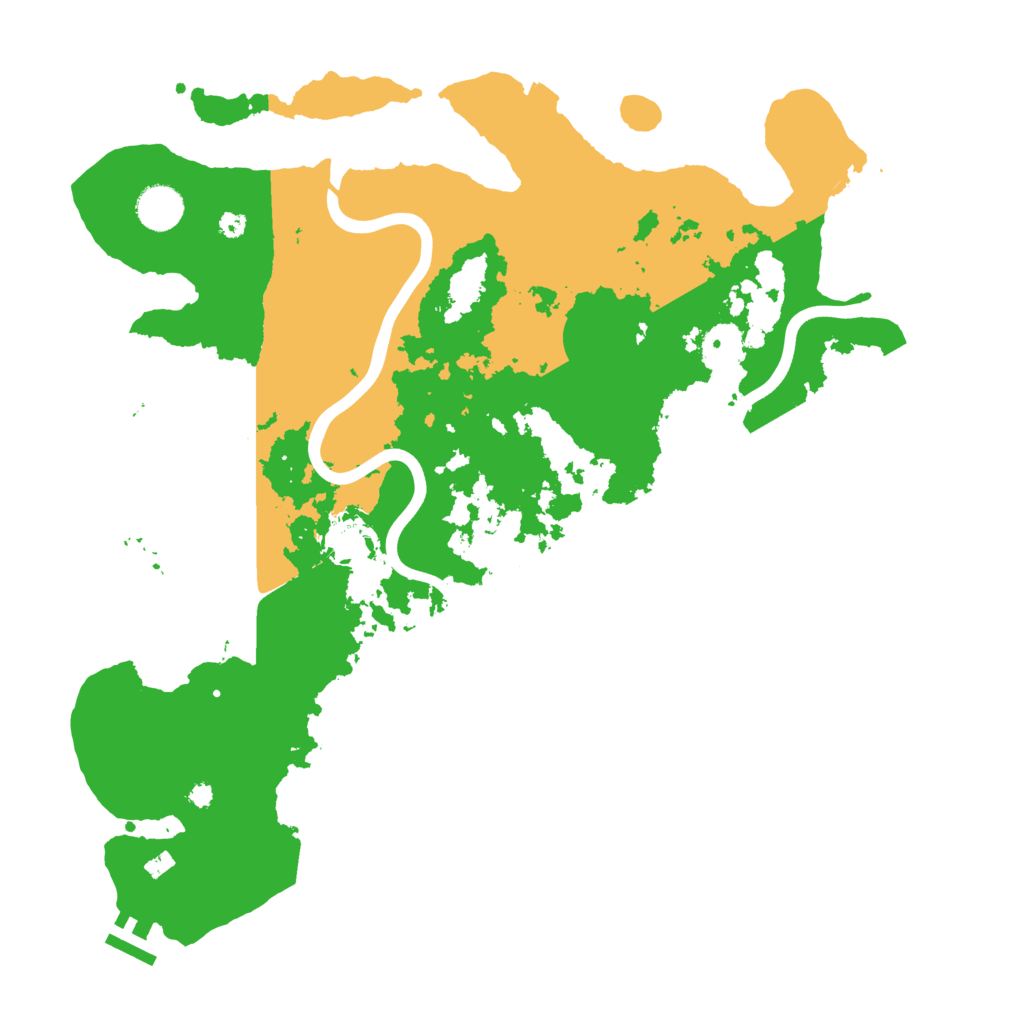 Biome Rust Map: Procedural Map, Size: 3900, Seed: 6842