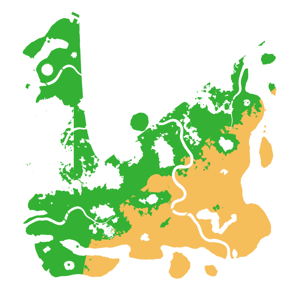 Biome Rust Map: Procedural Map, Size: 4500, Seed: 591137423