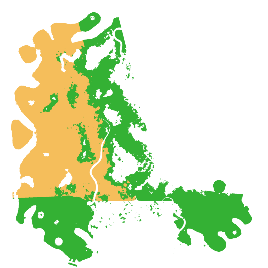 Biome Rust Map: Procedural Map, Size: 6000, Seed: 10223312