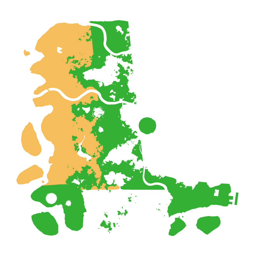 Biome Rust Map: Procedural Map, Size: 4096, Seed: 997334450