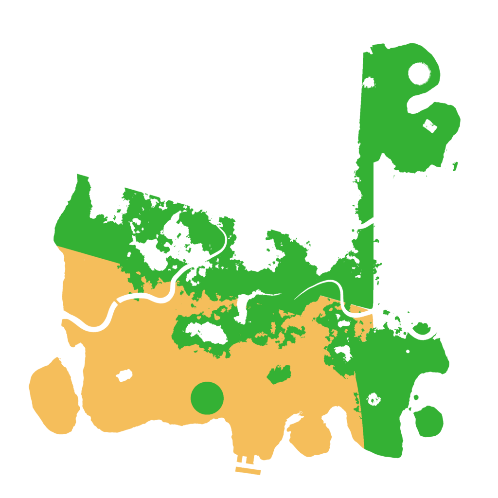 Biome Rust Map: Procedural Map, Size: 4000, Seed: 888437799