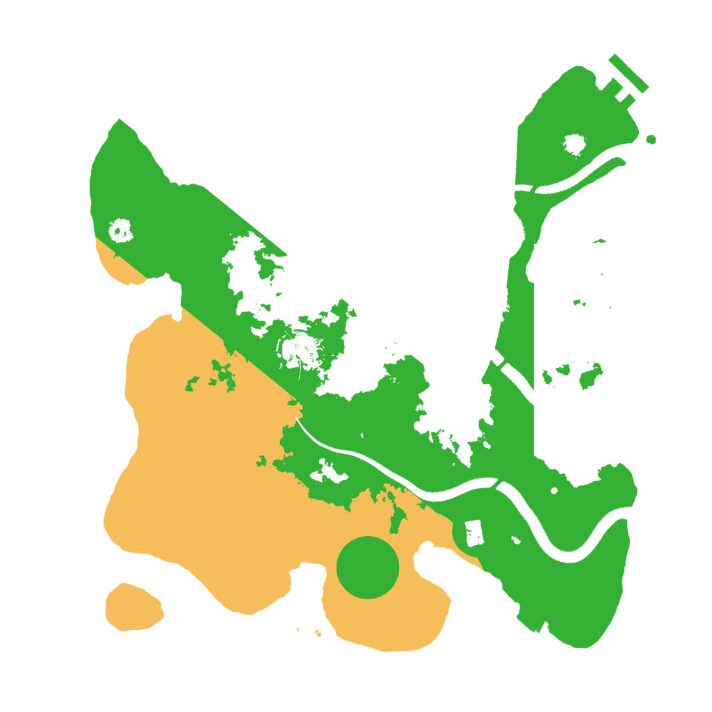 Biome Rust Map: Procedural Map, Size: 3000, Seed: 847203054