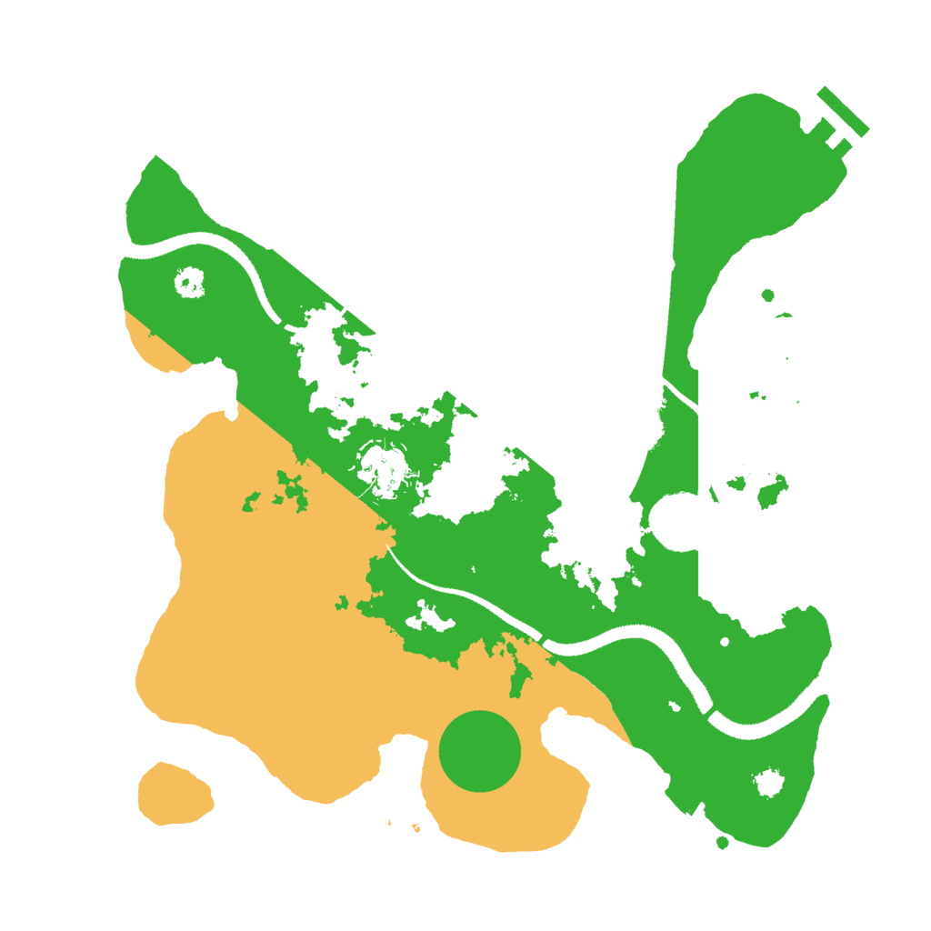 Biome Rust Map: Procedural Map, Size: 3000, Seed: 847203054