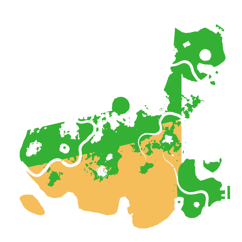 Biome Rust Map: Procedural Map, Size: 3700, Seed: 4269