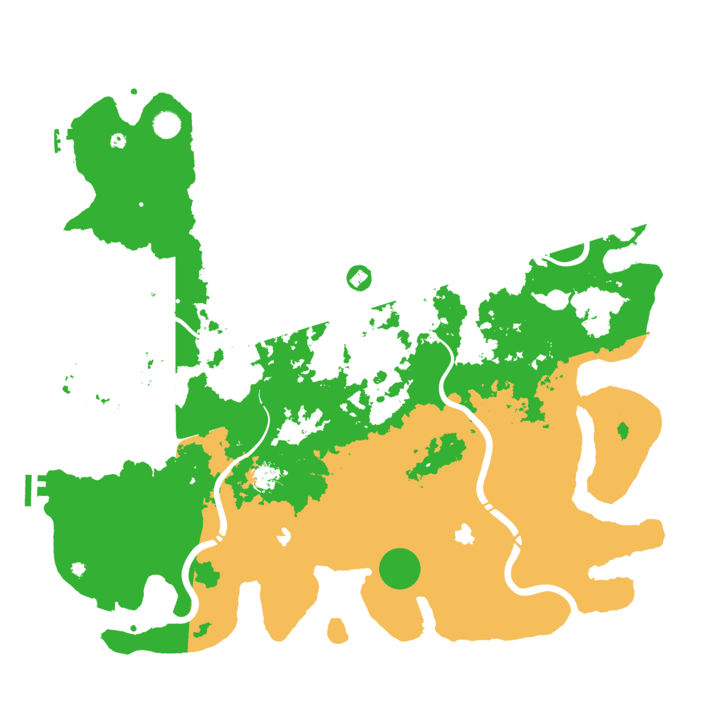 Biome Rust Map: Procedural Map, Size: 4500, Seed: 8472935