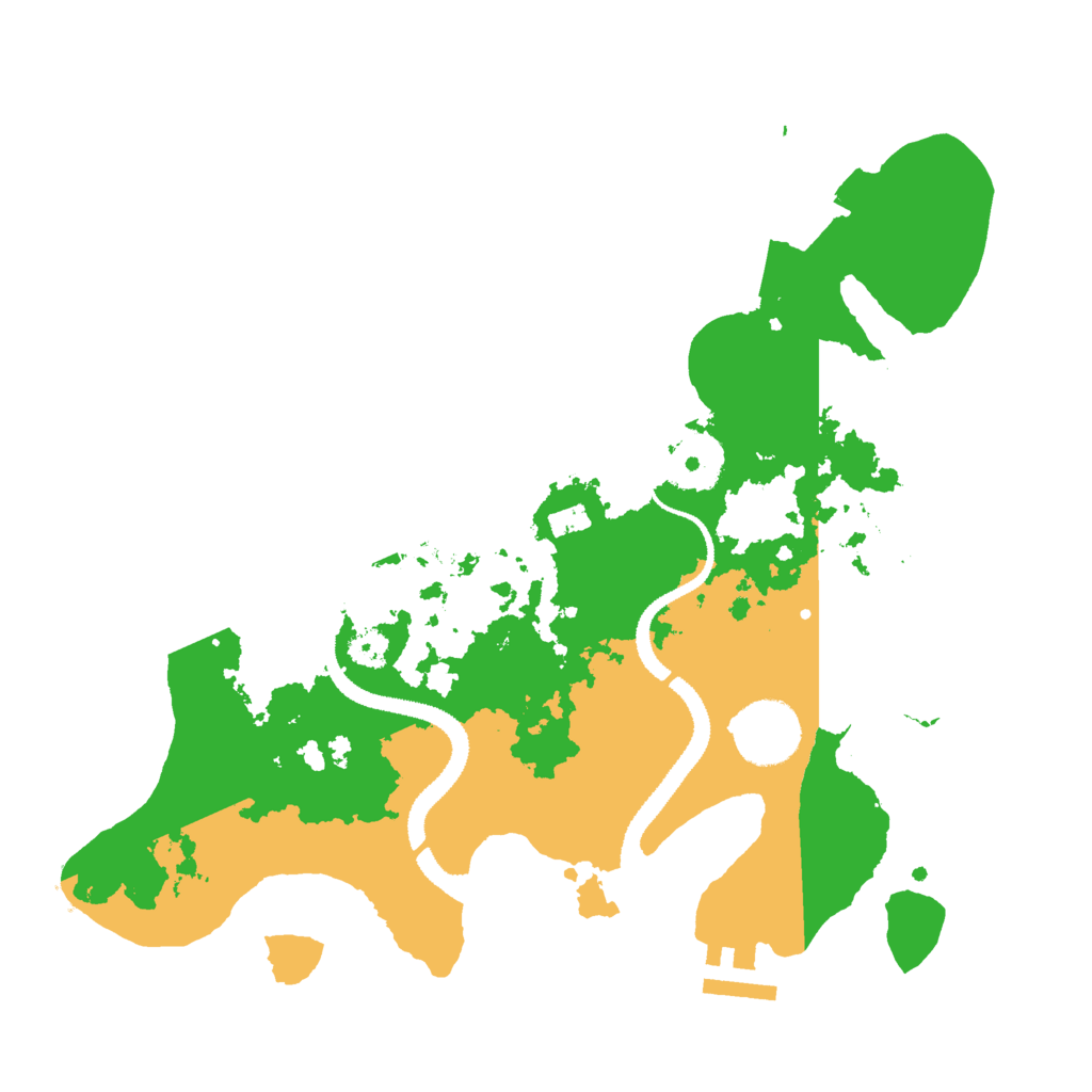 Biome Rust Map: Procedural Map, Size: 3000, Seed: 730797794