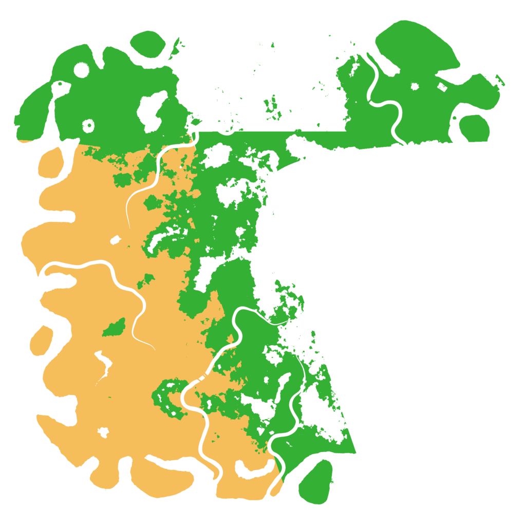 Biome Rust Map: Procedural Map, Size: 6000, Seed: 59748