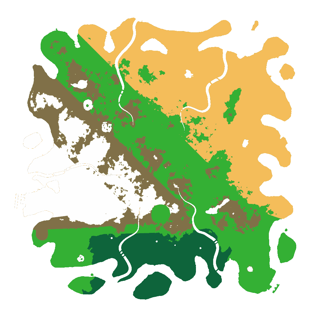 Biome Rust Map: Procedural Map, Size: 4500, Seed: 824135969