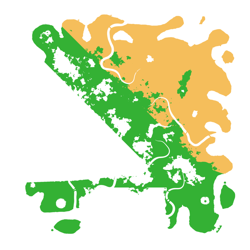 Biome Rust Map: Procedural Map, Size: 4500, Seed: 824135969
