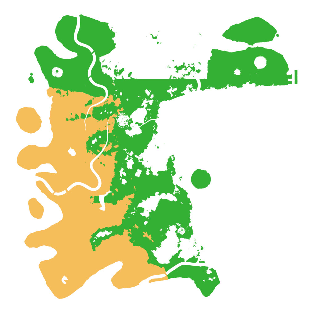 Biome Rust Map: Procedural Map, Size: 4500, Seed: 281532715