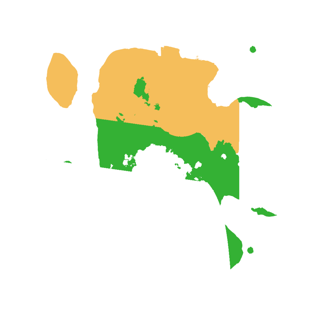 Biome Rust Map: Procedural Map, Size: 2000, Seed: 64517458