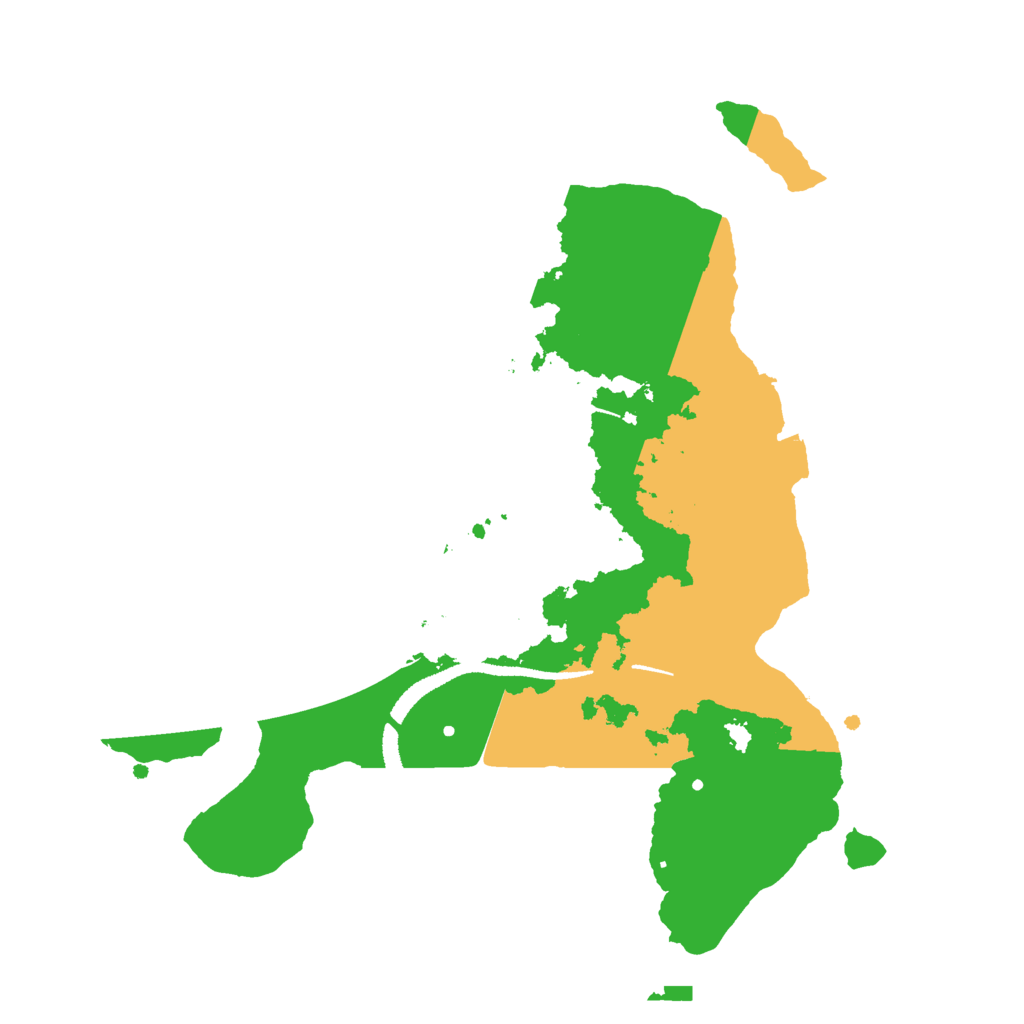 Biome Rust Map: Procedural Map, Size: 2700, Seed: 64649274
