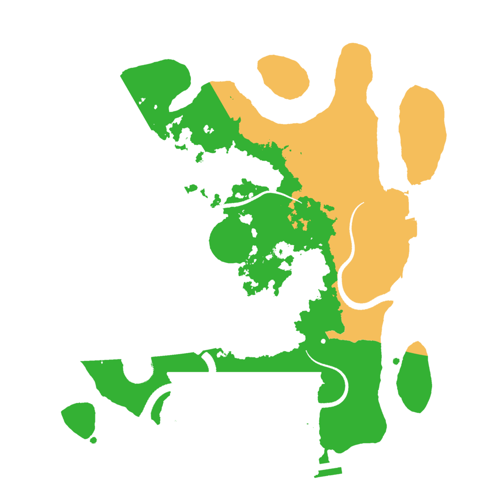 Biome Rust Map: Procedural Map, Size: 3000, Seed: 1115226794