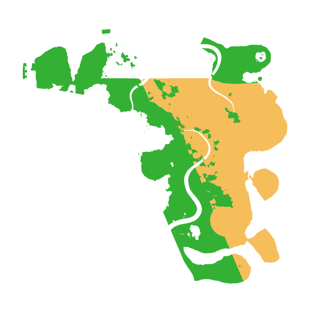 Biome Rust Map: Procedural Map, Size: 3000, Seed: 2085795964