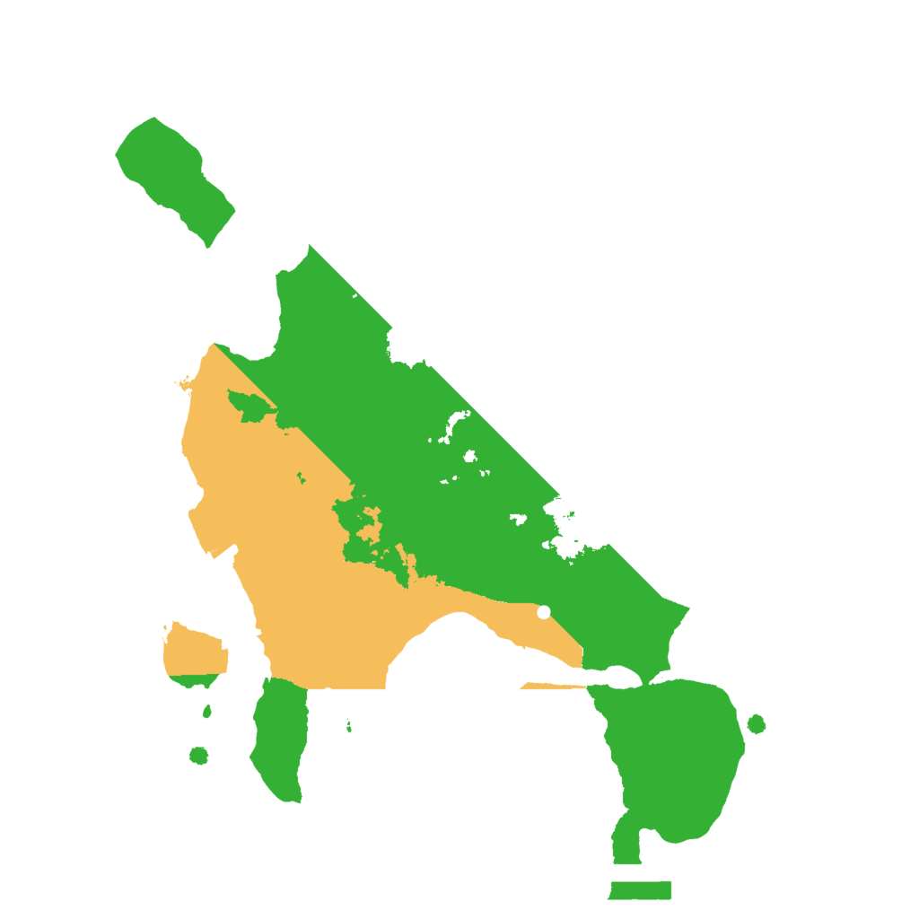 Biome Rust Map: Procedural Map, Size: 2000, Seed: 2574091