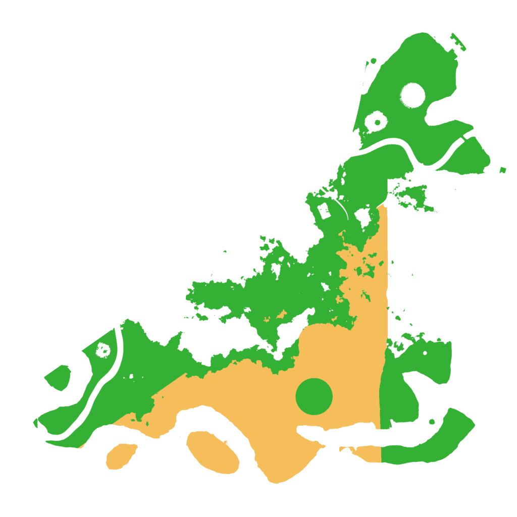 Biome Rust Map: Procedural Map, Size: 3700, Seed: 1631841632