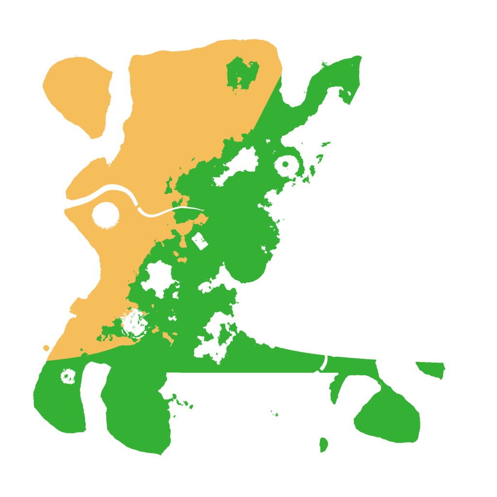 Biome Rust Map: Procedural Map, Size: 3300, Seed: 1975