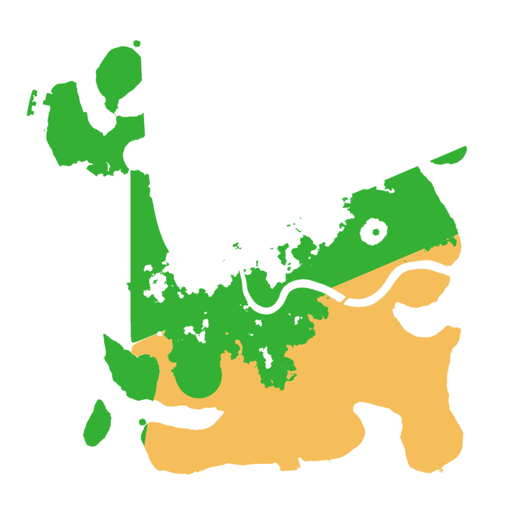 Biome Rust Map: Procedural Map, Size: 3000, Seed: 22706