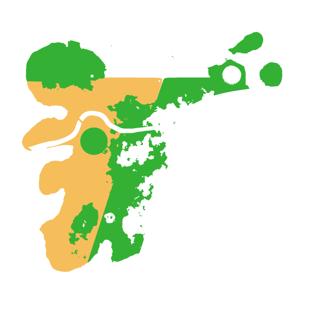 Biome Rust Map: Procedural Map, Size: 3000, Seed: 21983