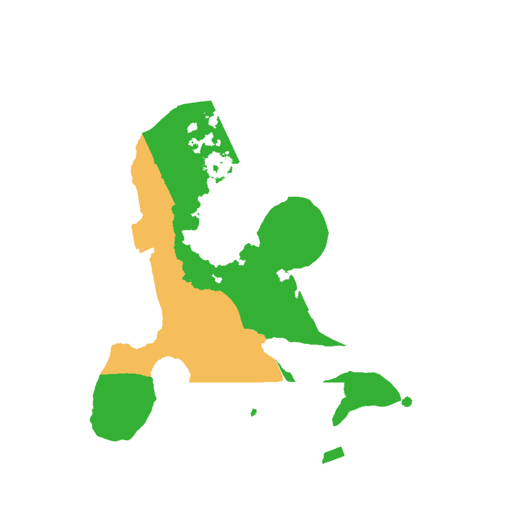 Biome Rust Map: Procedural Map, Size: 2000, Seed: 234915