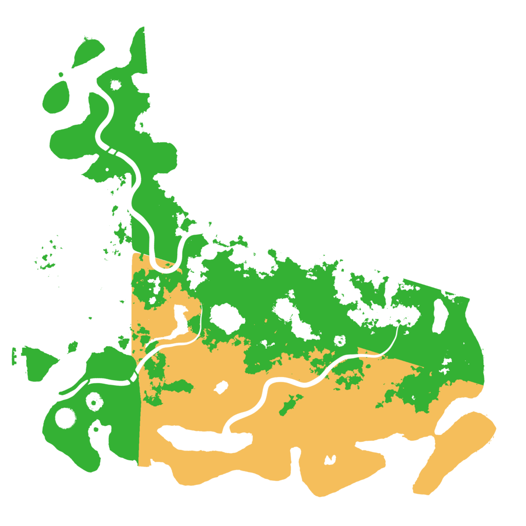 Biome Rust Map: Procedural Map, Size: 4500, Seed: 9526