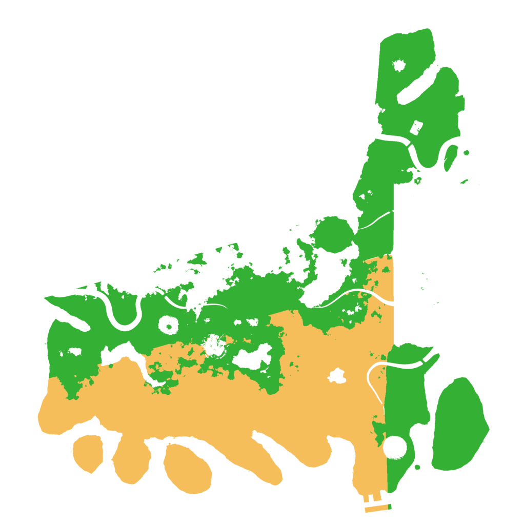 Biome Rust Map: Procedural Map, Size: 4000, Seed: 20070090