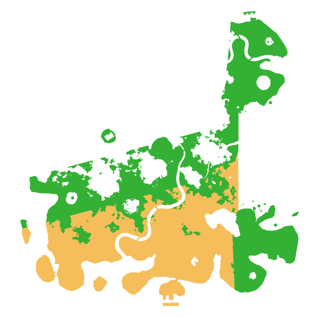 Biome Rust Map: Procedural Map, Size: 4000, Seed: 68081646