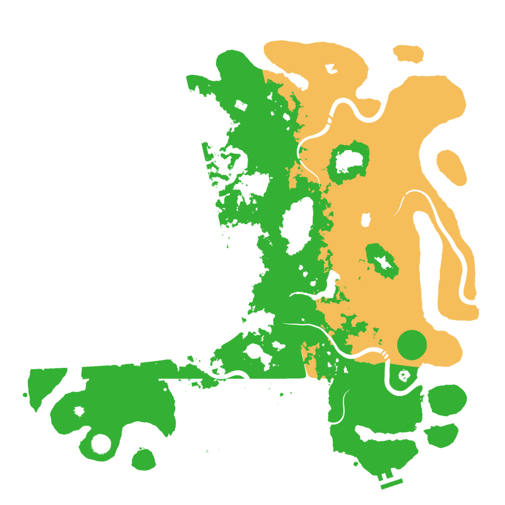 Biome Rust Map: Procedural Map, Size: 4500, Seed: 445987539
