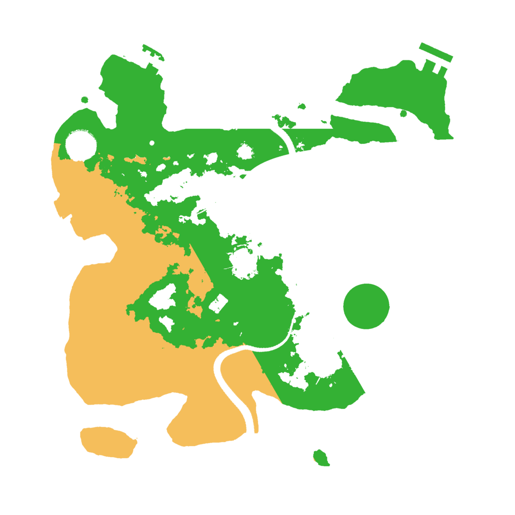 Biome Rust Map: Procedural Map, Size: 3000, Seed: 98493