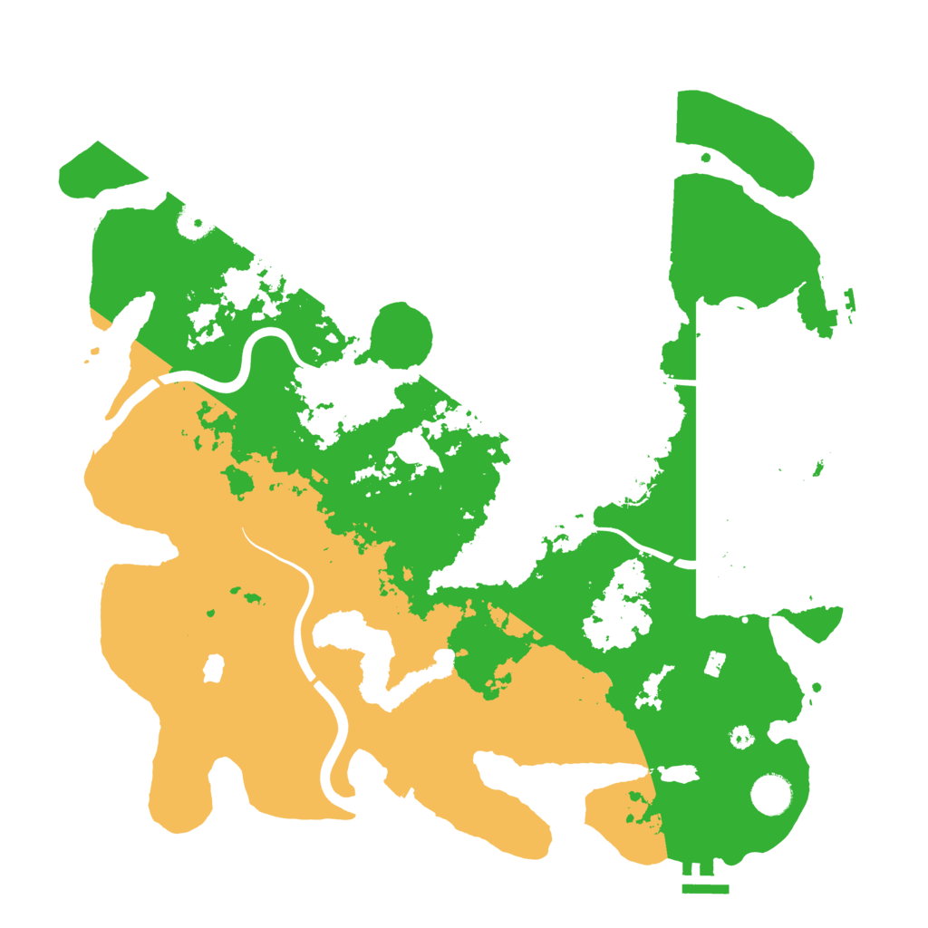 Biome Rust Map: Procedural Map, Size: 4000, Seed: 43403101