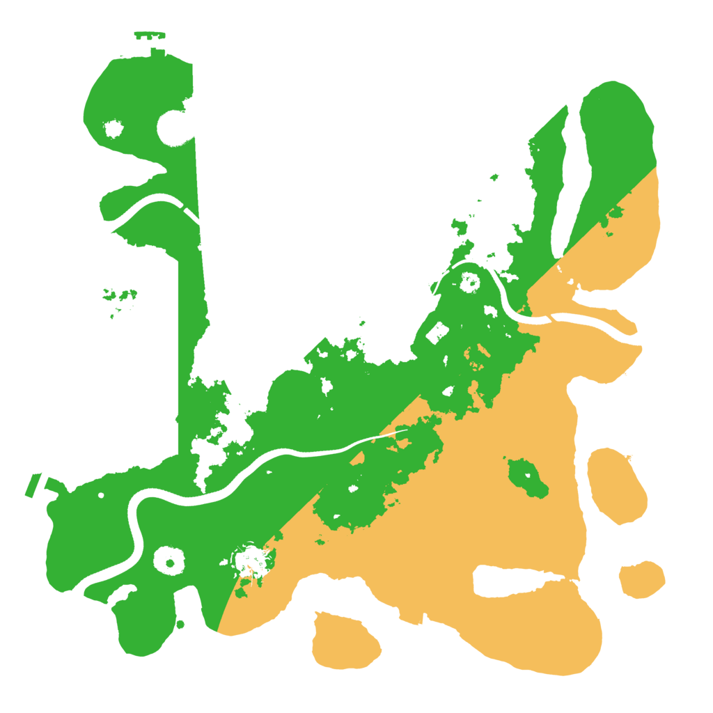 Biome Rust Map: Procedural Map, Size: 3500, Seed: 351488593